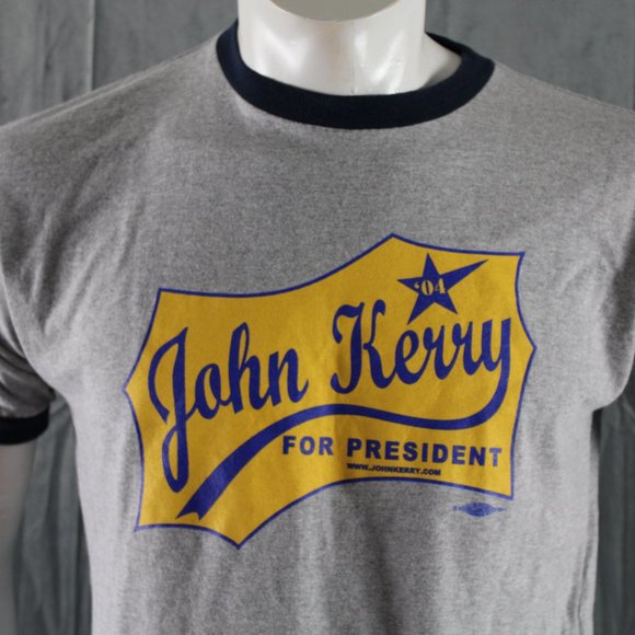 John Kerry for Presdient - 2004 USA Election - Uniton Made - Men's Medium - Picture 3 of 7